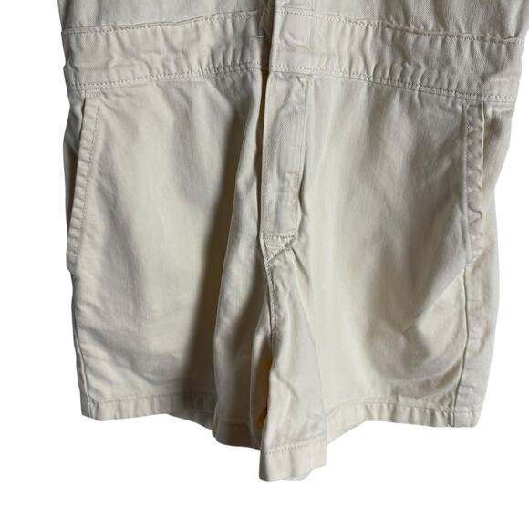 Lee Short Union-Alls Cream Utility Denim Romper Size Small - Picture 10 of 16